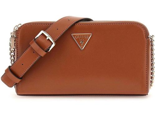 GUESS Schoudertas Daryna Status Crossbody Cognac Bruine, Huis en Inrichting, Woonaccessoires | Overige, Zo goed als nieuw, Verzenden