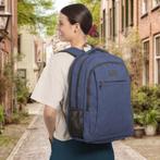 2dekans | TRVLMORE Rugzak - 36L - 17,3 inch - Laptop Rugtas, Ophalen of Verzenden, Zo goed als nieuw, Blauw