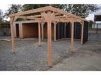 Douglas Carport Frame Met Berging - 720x410x235 Cm, Nieuw