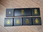 Nederland. Lot van 7 sets, Herslagen van de gouden 10, Postzegels en Munten, Munten | Nederland