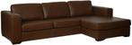 Leren bank Special, 2.5-zitsbank + Longchair (284x100cm) - E, Huis en Inrichting, Banken | Bankstellen, 250 tot 300 cm, Hoekbank