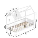 Kinderbed 90x200 cm – Houten Cottage Bed met Lattenbodem, Kinderen en Baby's, Kinderkamer | Bedden, Verzenden, Nieuw