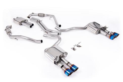 Cat-back uitlaatsysteem | Audi S5 | Milltek Sport Quad 100 m, Auto-onderdelen, Uitlaatsystemen, Nieuw, Verzenden