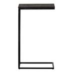 Bijzettafel Mangohout Alys Zwart (set Van 2), Huis en Inrichting, Tafels | Bijzettafels, Verzenden, Nieuw, Industriële meubels