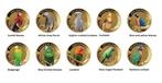 10 x 1/1000 troy oz - Goud .999 - World Famous Parrots Coin