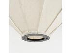 Mica Decorations Pego Hanglamp - H94 x Ø70 cm - Linnen - Off, Huis en Inrichting, Lampen | Hanglampen, Verzenden, Nieuw