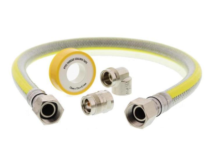 Scanpart gasslang aansluitset 75 centimeter van 49 voor 19, Huis en Inrichting, Keuken | Keukenbenodigdheden, Nieuw, Ophalen of Verzenden