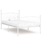 Bedframe Wit 100x200 | Retourdeal | 40% Korting, 100 cm, Eenpersoons, Wit, Nieuw