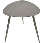 Shine bijzettafel brush 42 cm, Huis en Inrichting, Ophalen of Verzenden, Nieuw, Grijs