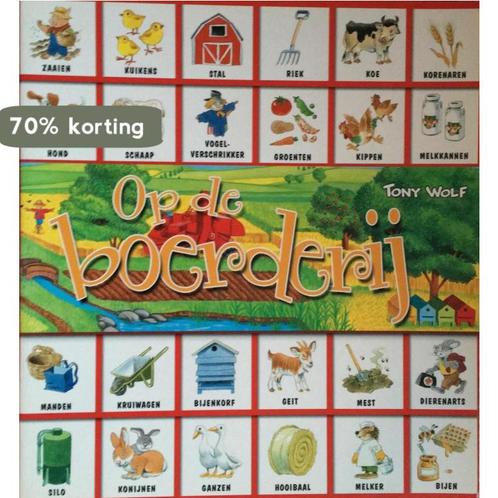 Op de boerderij 9789086680955 Tony Wolf, Boeken, Kinderboeken | Baby's en Peuters, Gelezen, Verzenden