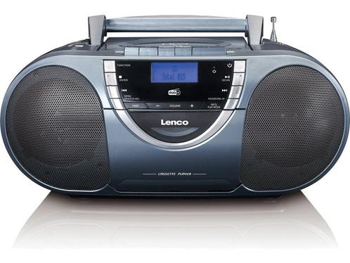 Lenco SCD-6800GY - Draagbare radio cd speler met DAB en mp3, Huis en Inrichting, Woonaccessoires | Overige, Zo goed als nieuw