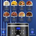 Airfryer XXL - heteluchtfriteuse - 7L - 1900W - Zwart, Verzenden, Zo goed als nieuw