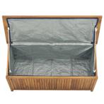 Tuinbox 114x50x58 cm massief teakhout (Schuurtjes-Rekken), Tuin en Terras, Tuinhuizen, Verzenden, Nieuw