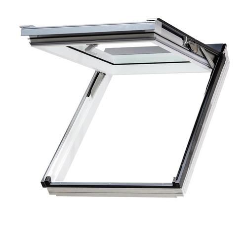Fakro uitzet-tuimeldakraam FPW-V AWMX U30 hout wit gelakt 55, Doe-het-zelf en Verbouw, Glas en Ramen, Verzenden