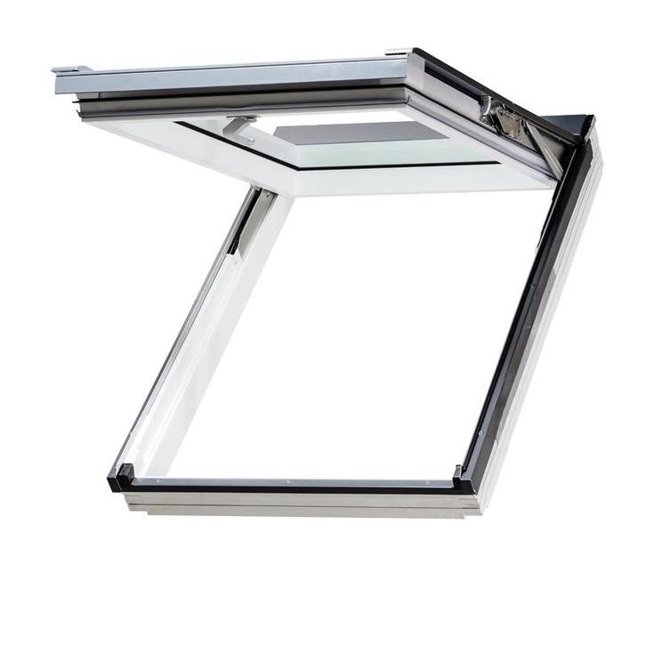 Fakro uitzet-tuimeldakraam FPW-V AWMX U30 hout wit gelakt 55, Doe-het-zelf en Verbouw, Glas en Ramen, Verzenden