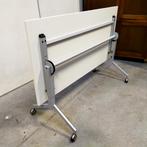 Flextafel / verrijdbaar bureau met NIEUW BLAD - 160x80 cm, Huis en Inrichting, Bureaus, Ophalen of Verzenden, Nieuw