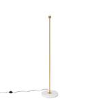 Moderne vloerlamp messing - Kaso, Nieuw, Overige materialen, 100 tot 150 cm, Modern