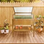 Plantenbak | Kweekbak | Kweektafel | 97,5x49x120 cm | Hout, Tuin en Terras, 100 cm of meer, Verzenden, Nieuw, Balkon