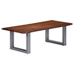 vidaXL Salontafel met natuurlijke randen 115x60x40 cm, Huis en Inrichting, Tafels | Salontafels, 100 tot 150 cm, Verzenden, Nieuw