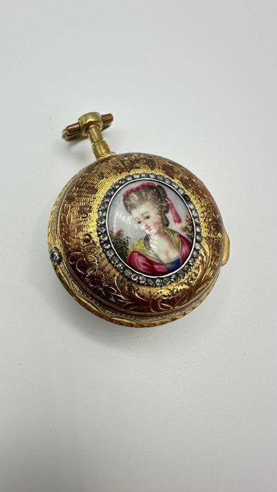 Broche Verguld, Sieraden, Tassen en Uiterlijk, Antieke sieraden