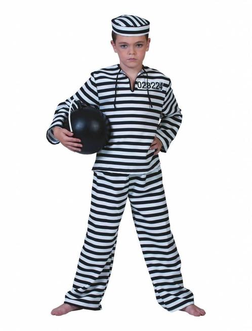 Gevangenis kleding kind, Kleding | Heren, Carnavalskleding en Feestkleding, Nieuw, Ophalen of Verzenden