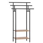 Handdoekhouder Vrijstaand van Hout en Metaal – 3 Stangen, Verzenden, Nieuw