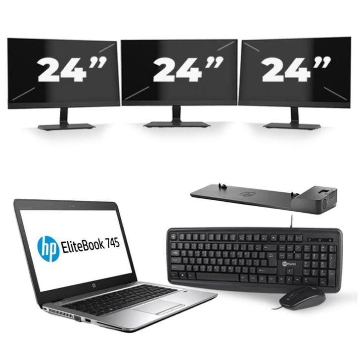 HP EliteBook 745 G3 - AMD PRO A10-8700B - 14 inch - 8GB RAM, Computers en Software, Windows Laptops, Zo goed als nieuw, Verzenden