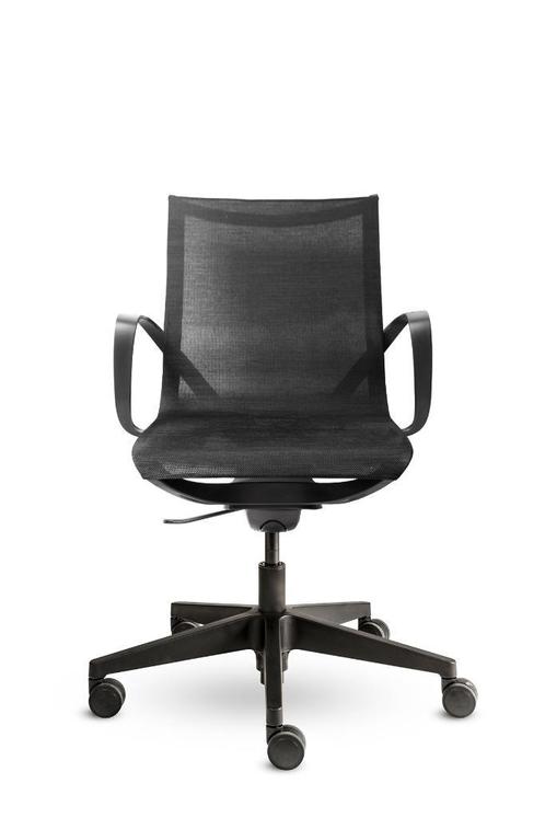 Design Vergaderstoel, Huis en Inrichting, Bureaustoelen, Bureaustoel, Zwart, Nieuw, Ergonomisch, Verzenden