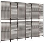 Kamerscherm Poly Rattan Bruin | Retourdeal | Topdeal!, Huis en Inrichting, Ophalen of Verzenden, Nieuw