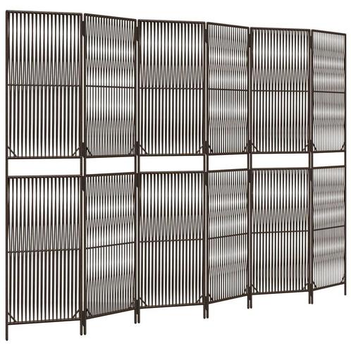Kamerscherm Poly Rattan Bruin | Retourdeal | Topdeal!, Huis en Inrichting, Woonaccessoires | Kamerschermen, Nieuw, Ophalen of Verzenden
