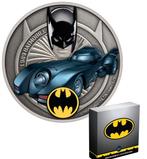 Niue. 2 Dollars 2021 DC Comics - Batman Batmobile 1989, 1 Oz