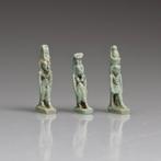 Oude Egypte, late periode Faience Amulet - 25 mm