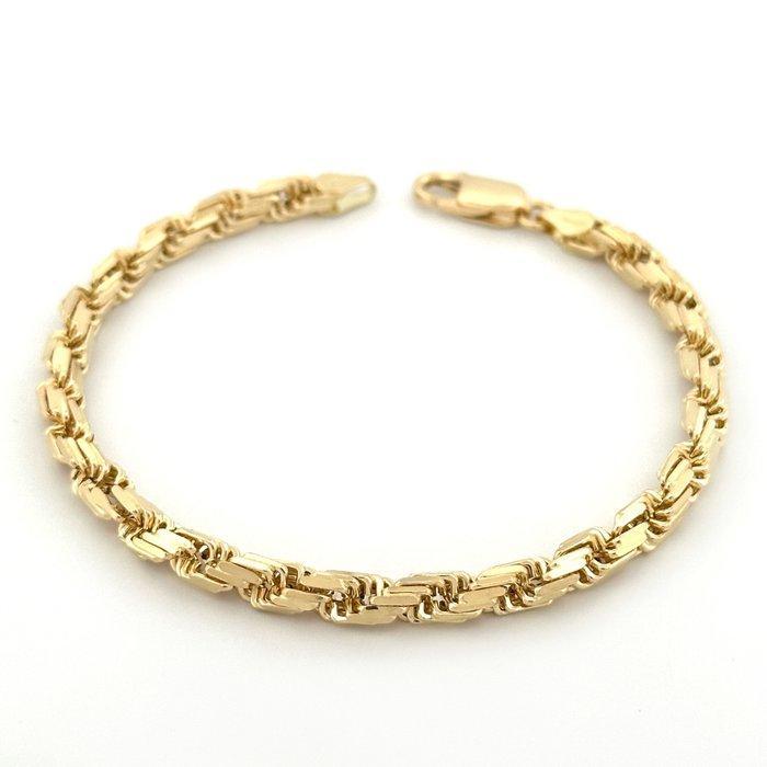 Handmade - Armband - Solid Rope - 6.4 g - 18 karaat Geel, Sieraden, Tassen en Uiterlijk, Armbanden