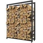 TRUUSK Brandhoutrek 120 X 32 X 151 Cm Brandhoutrek Met Wiele, Verzenden, Nieuw