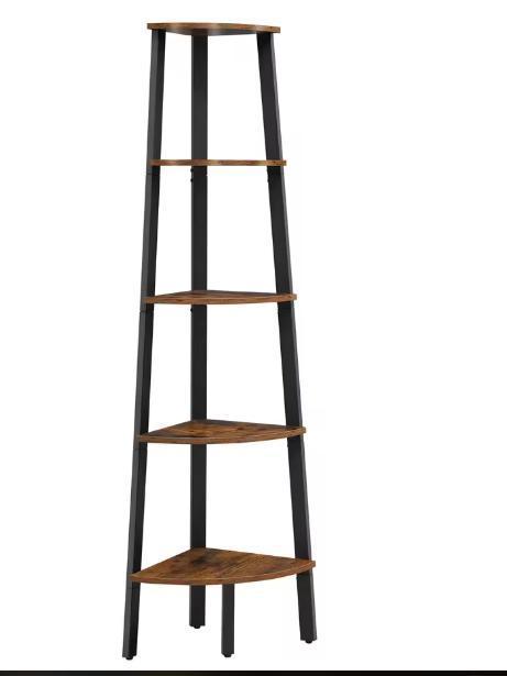 Industriële hoekboekenkast met 5 planken, Huis en Inrichting, Kasten | Boekenkasten, Nieuw, Verzenden