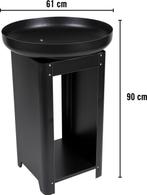 2dekans | BBQ Collectie 3-in-1 Vuurkorf en Grillplaat -, Tuin en Terras, Houtskoolbarbecues, Ophalen of Verzenden, Zo goed als nieuw