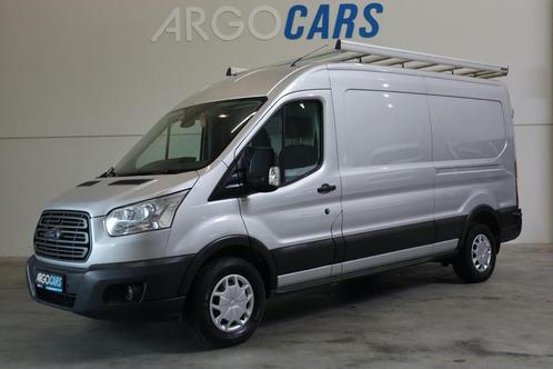 Ford Transit 350 2.0 TDCI 170PK L3/H2 CAMERA AIRCO IMPERIAAL, Auto's, Bestelauto's, Dealer onderhouden, Lease, Zwart, Handgeschakeld