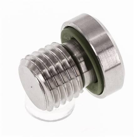 Plug M12 X 1.5 RVS FKM met binnenzeskant 400 bar (5620.0psi), Doe-het-zelf en Verbouw, Overige Doe-het-zelf en Verbouw, Nieuw