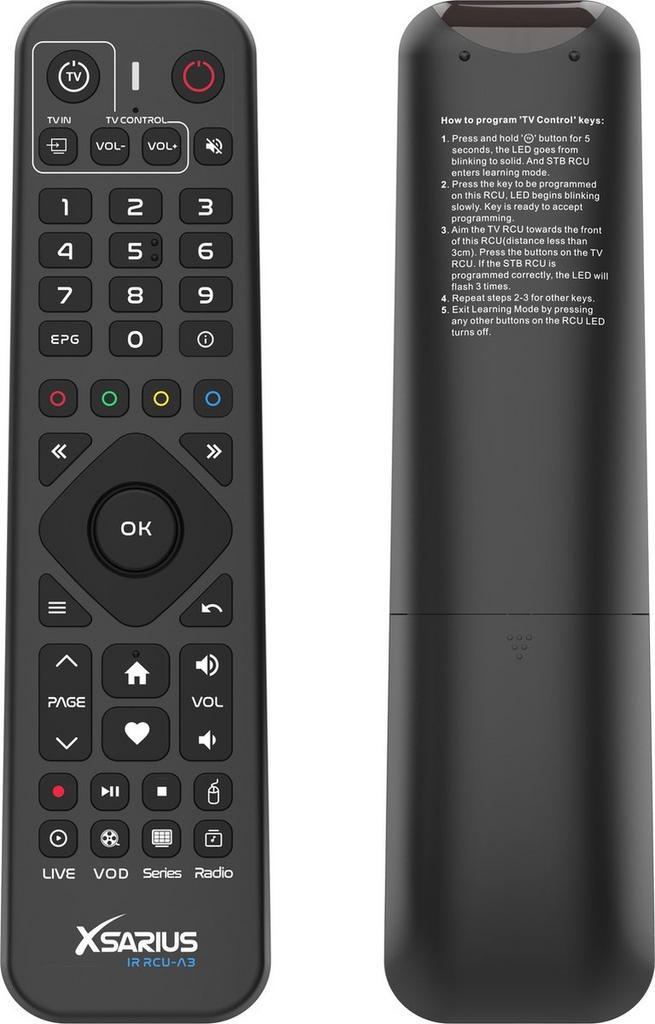 Xsarius extra afstandsbediening Xsarius Android Remote Contr, Audio, Tv en Foto, Afstandsbedieningen, Nieuw, Ophalen of Verzenden