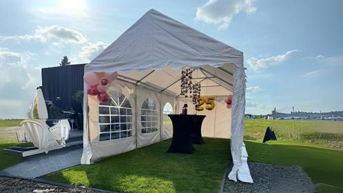 Partytent Huren Verschillende Formaten | Bezorging mogelijk, Tuin en Terras, Partytenten, 4 tot 6 meter, 5 tot 8 meter, Opvouwbaar