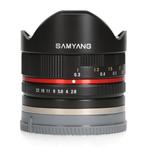 Samyang 8mm F2.8 UMC - Sony E, Ophalen of Verzenden, Zo goed als nieuw