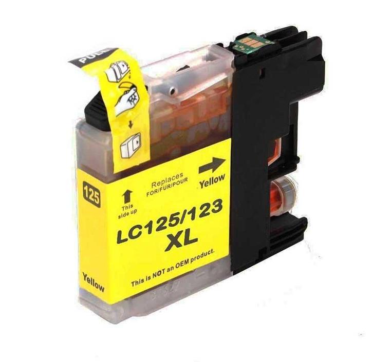 Huis-Merk  BROTHER LC-125 XL Yellow 15ml 247Print, Computers en Software, Printerbenodigdheden, Nieuw, Verzenden