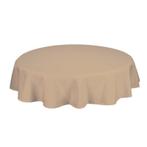 Tafelkleden Rond Sandalwood Bruin 275cm Ø - Treb SP, Huis en Inrichting, Tafelkleden, Verzenden, Nieuw