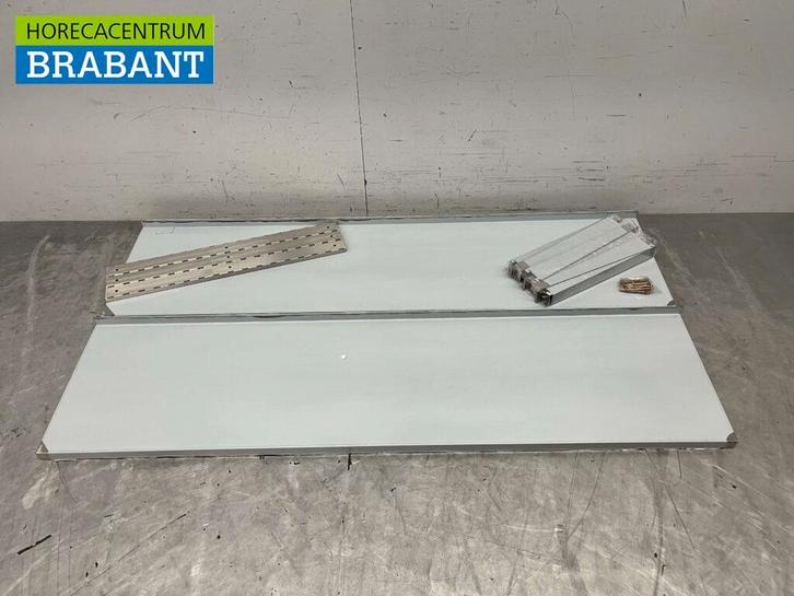 RVS Dubbel wandschap schap 160 x 40 cm Horeca, Zakelijke goederen, Horeca | Keukenapparatuur, Nieuw in verpakking, Ophalen of Verzenden