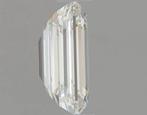 1 pcs Diamant (Natuurlijk) - 0.73 ct - Smaragd - H - IF -, Nieuw