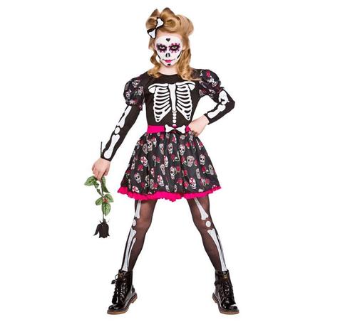 Day of the dead jurkje kind, Hobby en Vrije tijd, Feestartikelen, Feestartikel, Nieuw, Verzenden