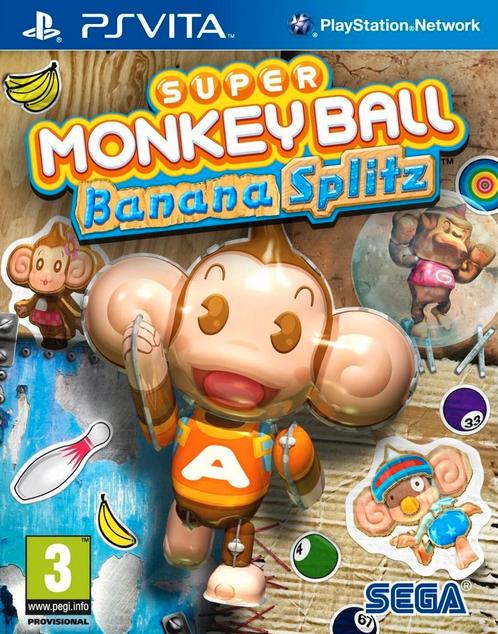 PS Vita Super Monkey Ball: Banana Splitz, Spelcomputers en Games, Games | Sony PlayStation Vita, Zo goed als nieuw, Verzenden