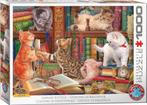 Poesjes in de Bibliotheek Puzzel (1000 stukjes) |, Verzenden, Nieuw