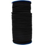 Elastisch koord 8mm zwart - 100 meter, Ophalen of Verzenden, Nieuw