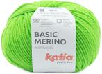 Katia Basic Merino - 95 neon groen - Wol/Acryl Garen, Hobby en Vrije tijd, Breien en Haken, Ophalen of Verzenden, Nieuw